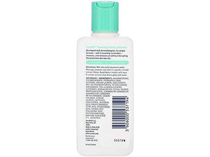 CeraVe Foaming Cleanser for Normal to Oily Skin (87ml) Made in USA or US