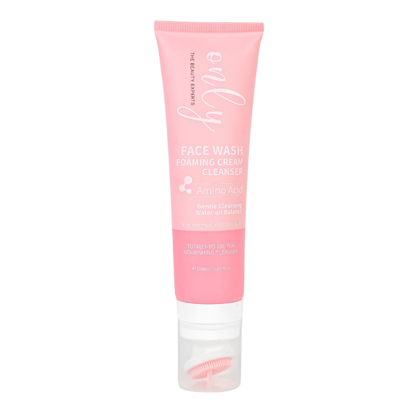 Only Beauty Experts Amino Acid Face Wash Foaming Cream Cleanser 150ml Gentle & Hydrating Cleanser