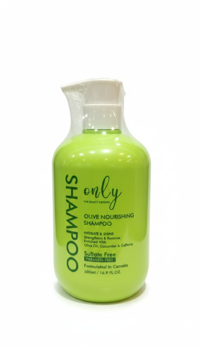 Only Olive Nourishing Shampoo 500ml – Deep Nourishing Hair Care Shampoo for Dry & Damaged Hair, Frizz Control, Smooth Soft Ha
