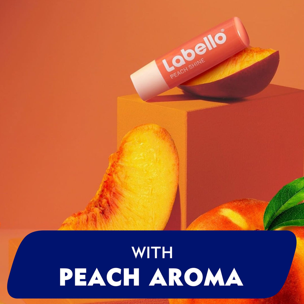 Labello 24H+ Moisture Peach Shine Lip Balm 4.8g