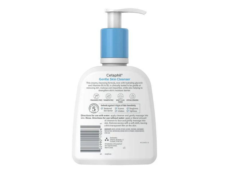 Cetaphil Gentle Skin Cleanser for Dry to Normal Sensitive Skin Hydrating Face Wash 236ml