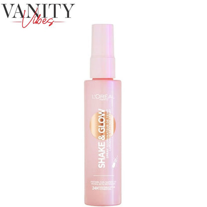 Shake & Glow Luminous Setting Spray 100ml Long-Lasting Radiance & Makeup Fixing