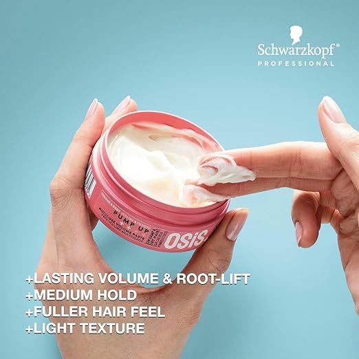 Schwarzkopf Osis+ Volume & Body Pump Up Multi-Use Volume Paste 85ml Lightweight & Volumizing Styling