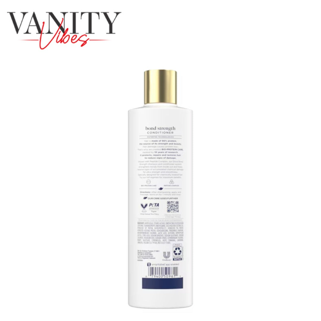 Dove Damage Therapy Bond Strength Conditioner 355ml - Strengthening Conditioner for Weak, Damaged & Breakage-Prone Hair (USA)