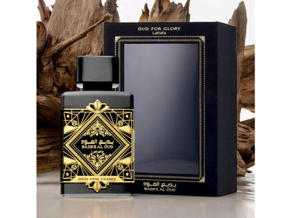Lattafa Bade’e Al Oud Oud for Glory Black Eau de Parfum 100ml - Long Lasting Rich Oud Fragrance for Men & Women