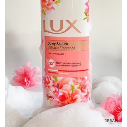 Lux Dewy Sakura Hyaluronic Acid Body Wash 190ml – 2x Moisturizing Essence with Delicate Fragrance