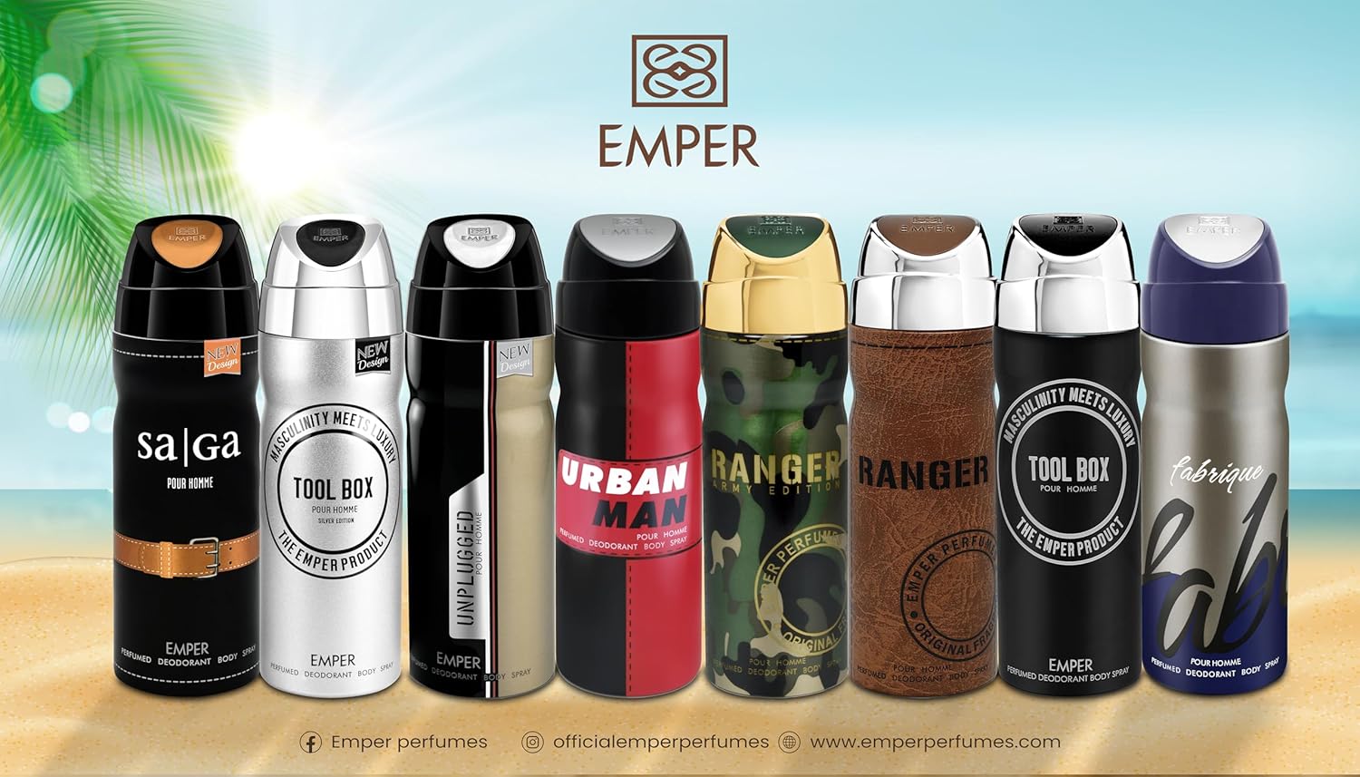 Emper Saga for Men Deodorant 200ml