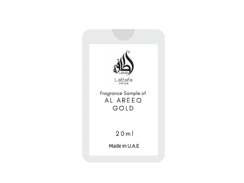 Al Areeq Gold Tester 20ml by Lattafa Pride
