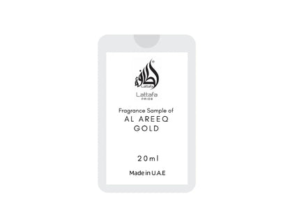 Al Areeq Gold Tester 20ml by Lattafa Pride