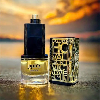 Lattafa Jasoor Eau de Parfum 100ml - Long Lasting Original Oriental Woody Unisex Fragrance for Men & Women