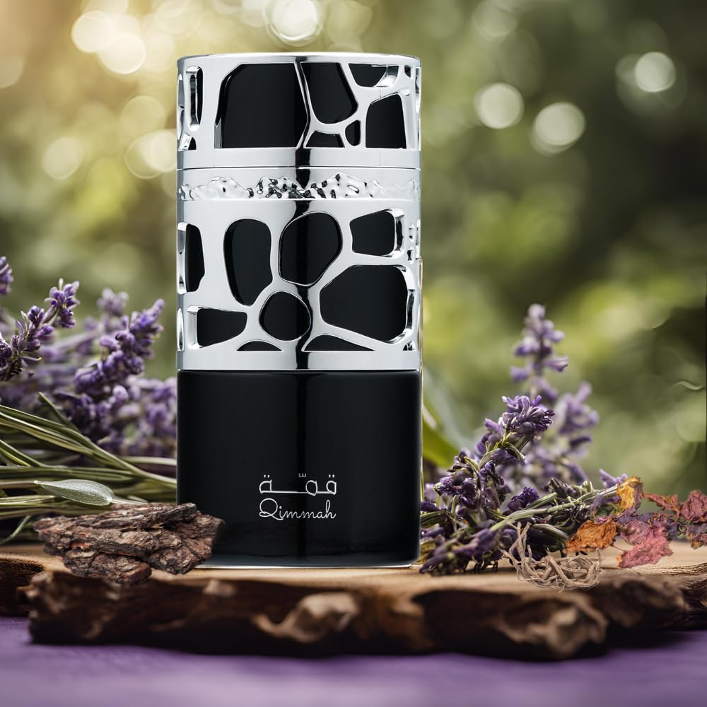 Lattafa Qimmah Eau de Parfum 100ml - Long Lasting Original Bold Woody Masculine Fragrance for Men
