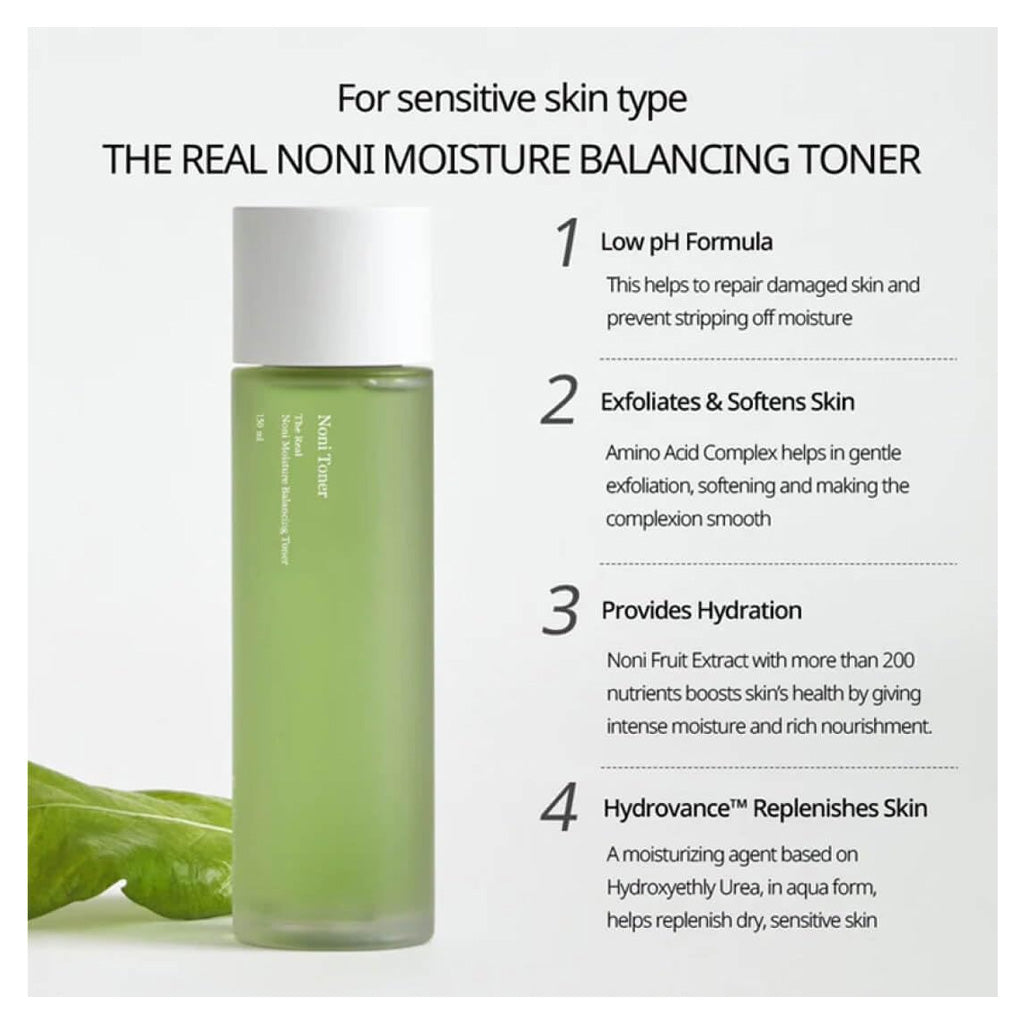 Celimax The Real Noni Moisture Balancing Toner 150 ml Hydration Balance & Skin Soothing (K Beauty)