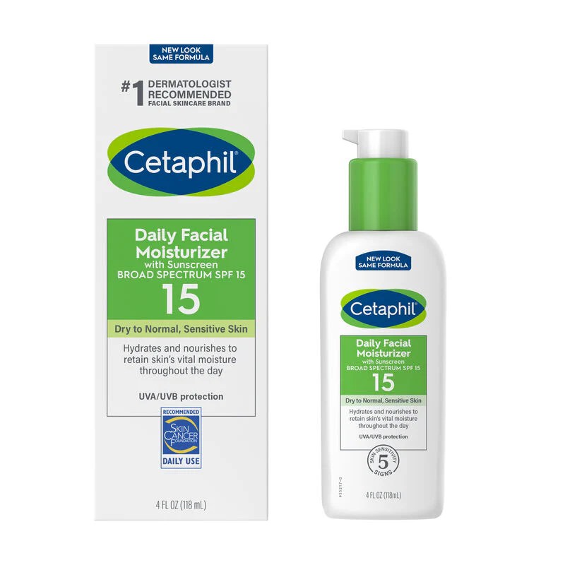 Cetaphil Daily Facial Moisturizer with SPF 15 For Dry to Normal Skin Type-118ml