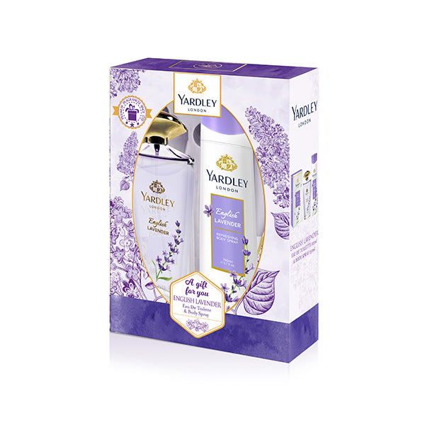 Aris Perfumes Yardley Eng.Lavender EDT 125ml + Body Spray 150ml