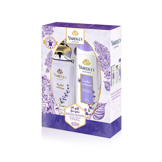 Aris Perfumes Yardley Eng.Lavender EDT 125ml + Body Spray 150ml