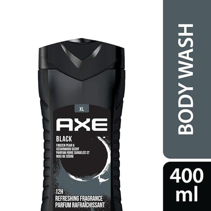 Axe Black 12h Long Lasting Fragrance 3 In 1 Body Wash 400ml