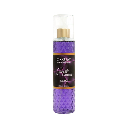Ossum Sweet Devotion Body Mist 250ml Long-Lasting Sweet & Floral Fragrance