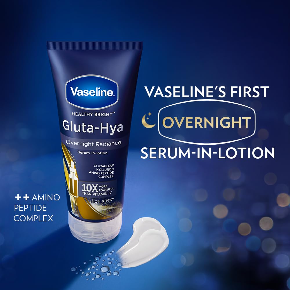 Vaseline Gluta-Hya Serum Burst Lotion Over Night Radiance Repair 300ml