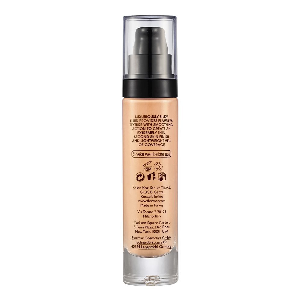 Flormar Invisible Cover HD Foundation SPF 30 (Shade: 70 Creamy Beige) 30ml