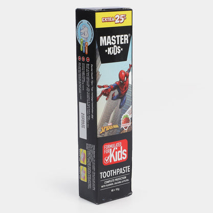 Master Kids Spider Man Strawberry Tooth Paste 40+ 10g