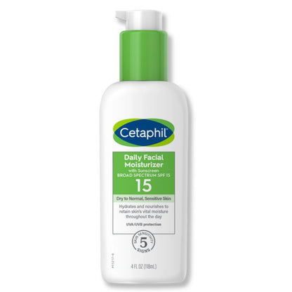 Cetaphil Daily Facial Moisturizer with SPF 15 For Dry to Normal Skin Type-118ml