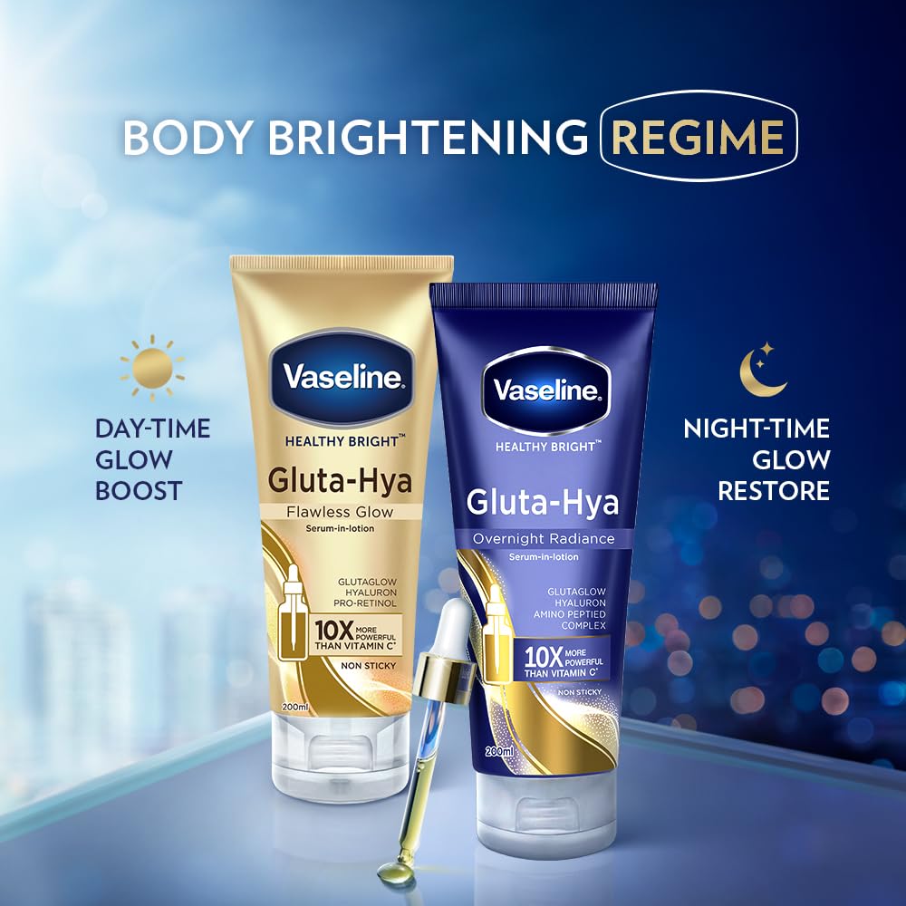 Vaseline Gluta-Hya Serum Burst Lotion Over Night Radiance Repair 300ml