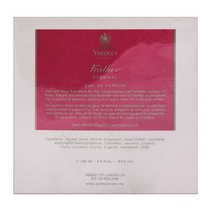 Feather Eternal by Yardley Eau de Parfum 100ml for Women