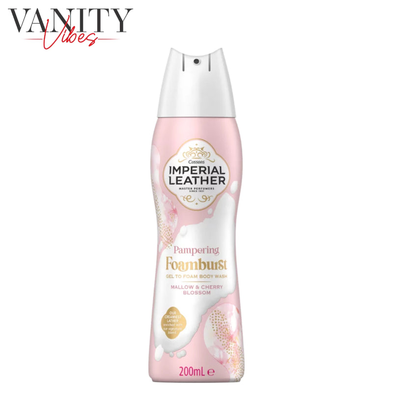 Imperial Leather Pampering Foamburst Mallow & Cherry Blossom Gel To Foam Shower Gel 200ml