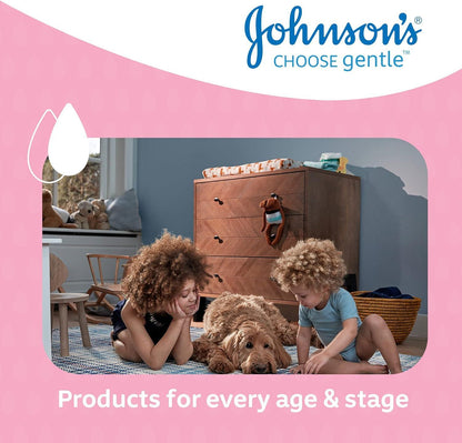 Johnson's Baby Cotton Pads 50pcs - Specially Designed for Cleaning Delicate Areas Gently