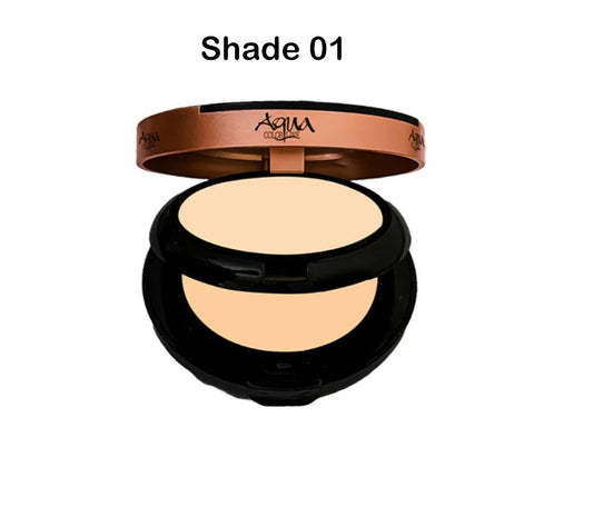 Aqua Color Line Prime & Fine Mattifying Double Face Powder 01