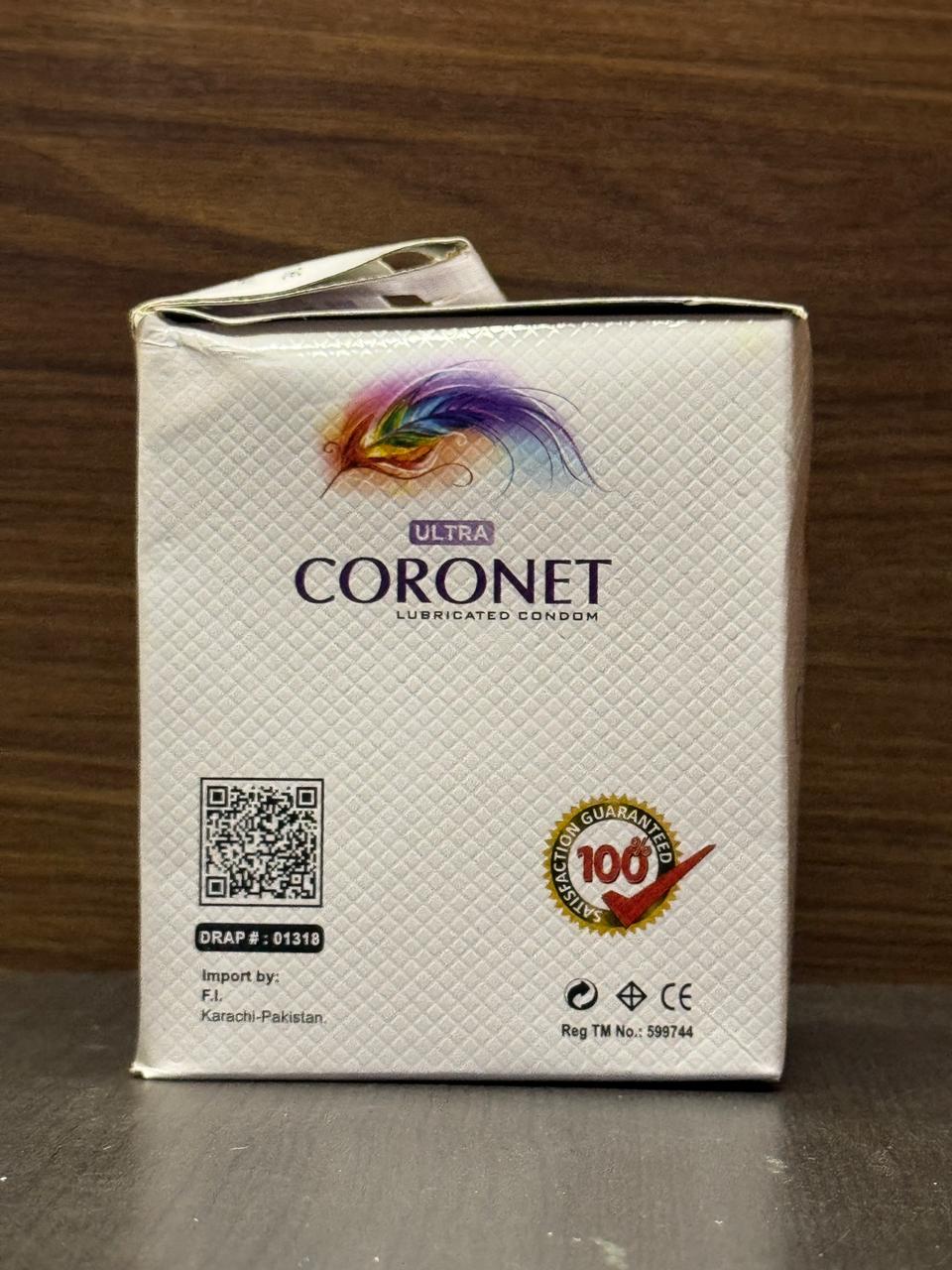 INNO Coronet Lubricated Condoms 36 Pcs (12 x 3 Packs) - Ultra Smooth, Safe & Comfortable Protection for Men
