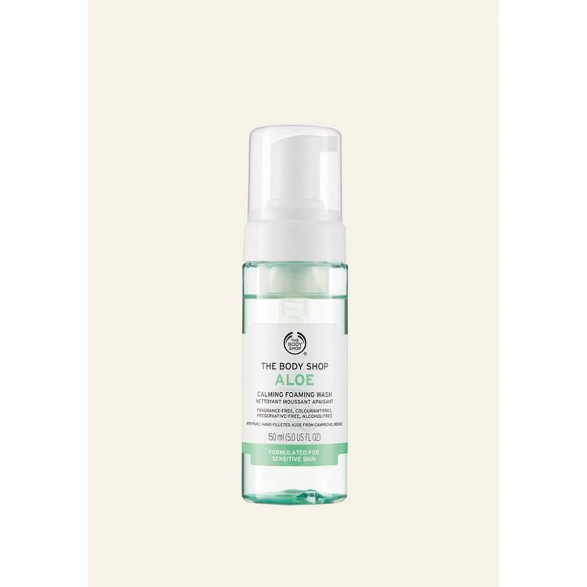 The Body Shop Aloe Calming Foaming Wash (150ML)