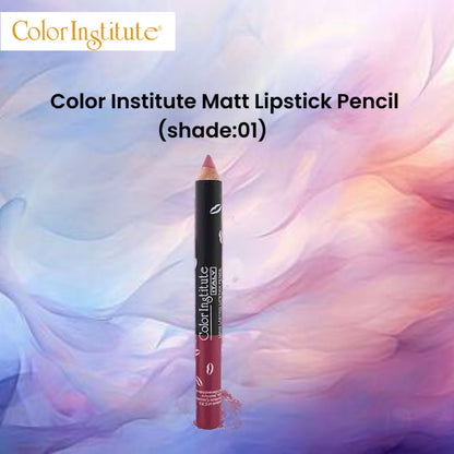Color Institute Matt Lipstick Pencil (shade:01)