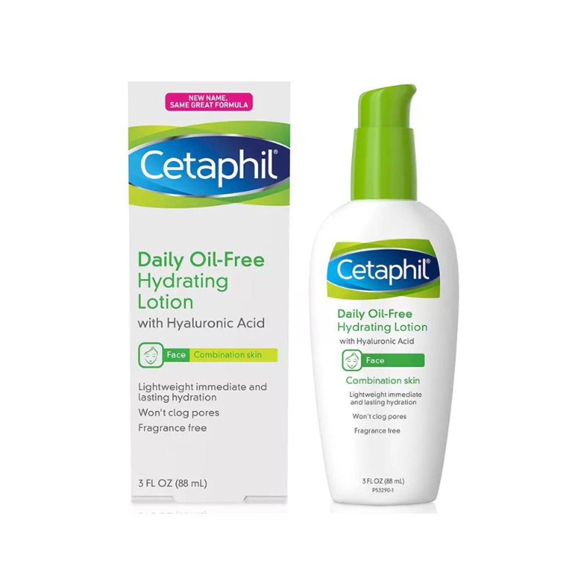 Cetaphil Daily Oil-Free Hydrating Lotion With Hyaluronic Acid - 88ml