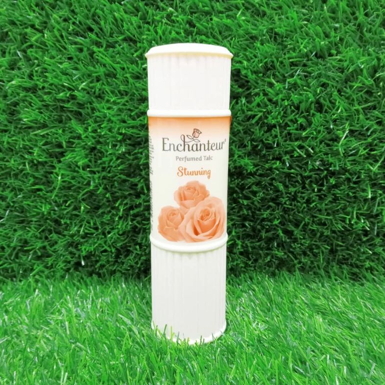 Enchanteur Stunning Perfumed Talc Powder 125g - Long Lasting Floral Fragrance Body Powder for Soft, Smooth & Fresh Skin Odor 
