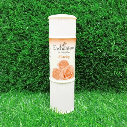 Enchanteur Stunning Perfumed Talc Powder 125g - Long Lasting Floral Fragrance Body Powder for Soft, Smooth & Fresh Skin Odor 
