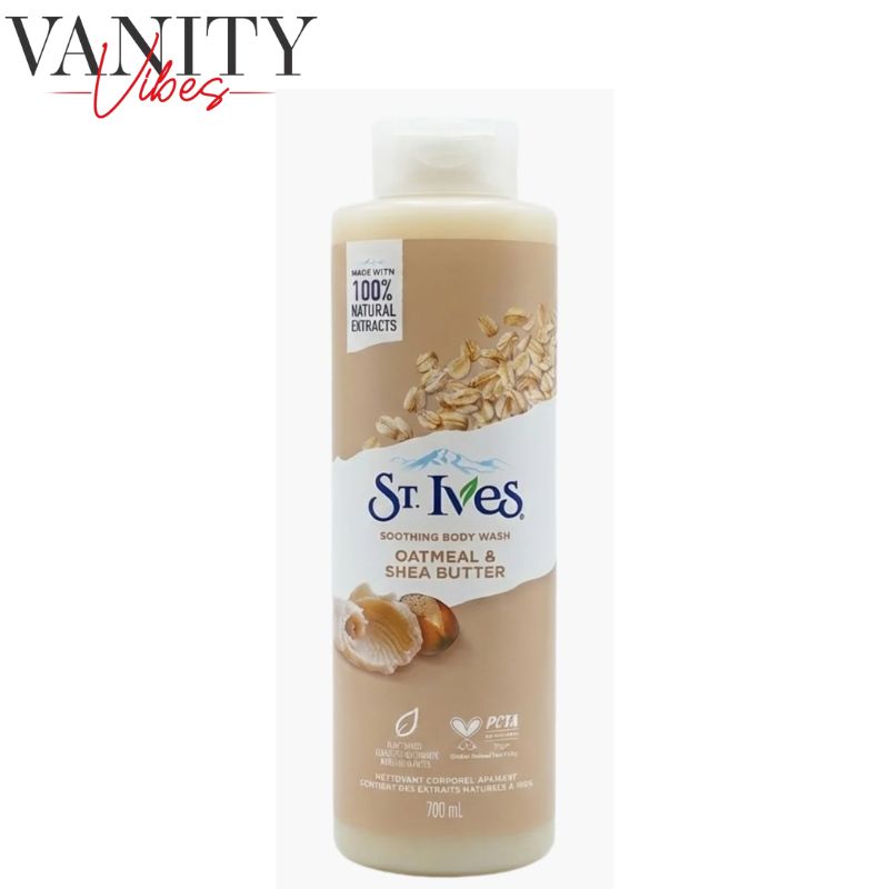 St Ives Oatmeal & Shea Butter Soothing Body Wash 700ml Moisturizing & Gentle Care