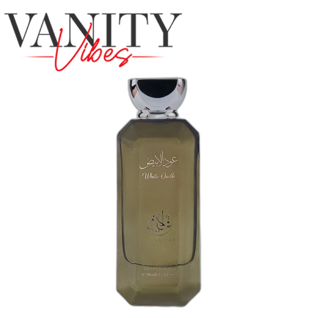 AL Qamar White Oud Eau de Parfum 95ml Pour Homme - Long Lasting Perfume for Men