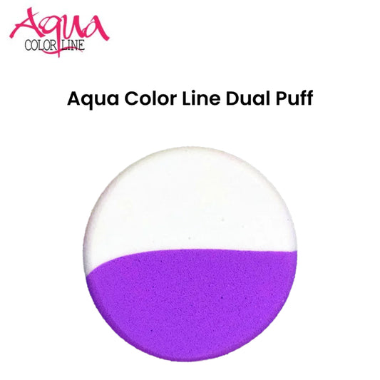 Aqua Color Line Dual Puff