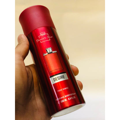Brand’s Next Desire Pour Homme Perfume Body Spray 200ml Long-Lasting Masculine Fragrance