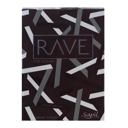 Sapil Rave Eau de Parfum for Women 100ml - Long Lasting Floral Fruity Perfume Spray with Elegant Feminine Fragrance for Daily
