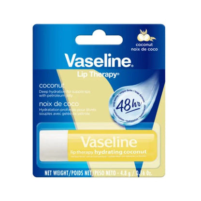Vaseline Lip Care Therapy Coconut Stick 4.8g – Hydrating Lip Balm for Soft Smooth Lips, Daily Moisture Care, Dry Lip Protecti