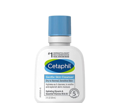 Cetaphil Gentle Skin Cleanser for Sensitive Skin 59ml Travel Size