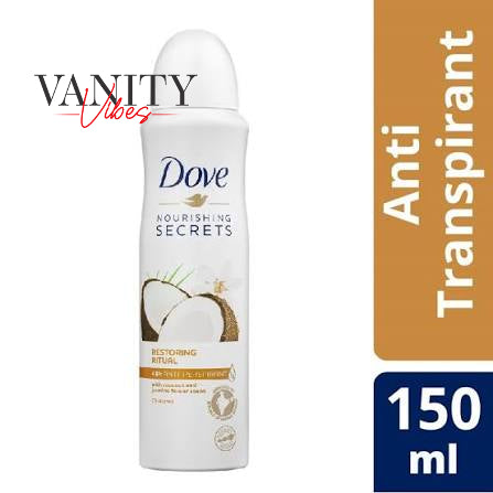 Dove Nourishing Secrets Restoring Ritual Anti-Perspirant Deodorant - Coconut & Jasmine 150-ml
