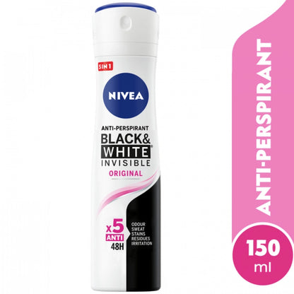 Nivea Black & White Invisible Original Women Body Spray Deodorant 150ml