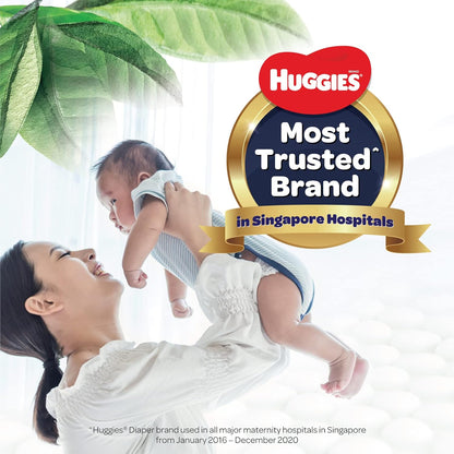 Huggies Pure Clean Baby Wipes 64 Sheets - Gentle Unscented Soft & Safe Skin Care for Newborns