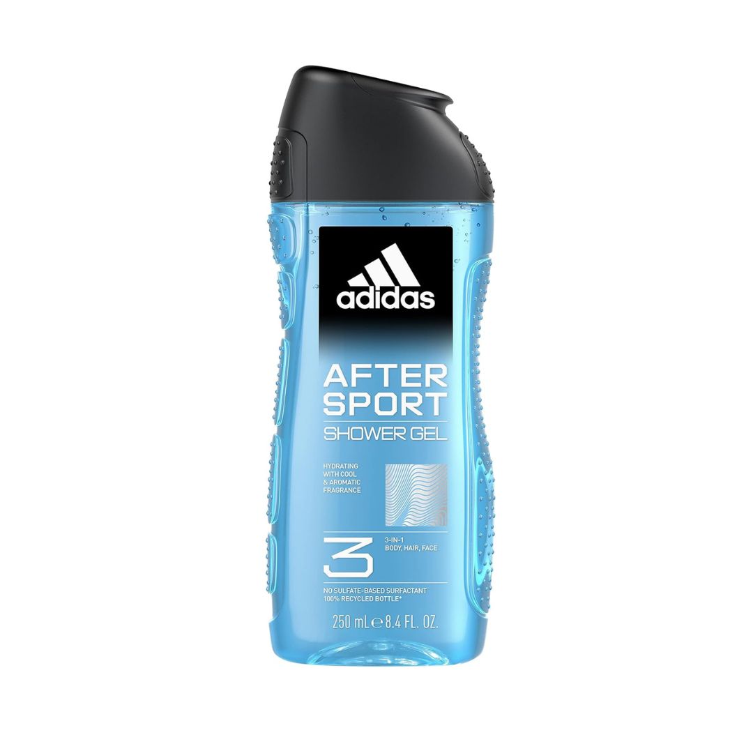 Adidas After Sport 3-in-1 Body, Hair & Face Wash Shower Gel 250ml