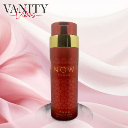Rave Now Rouge By Lattafa perfumed body spray 200ml