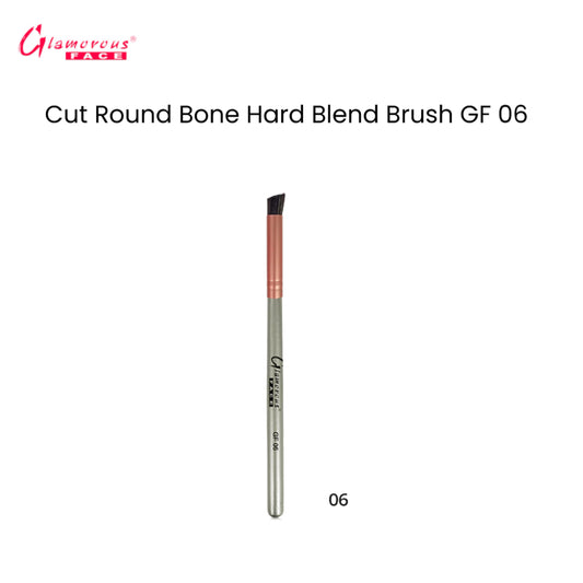 Glamorous Face Cut Round Bone Hard Blend Brush GF 06