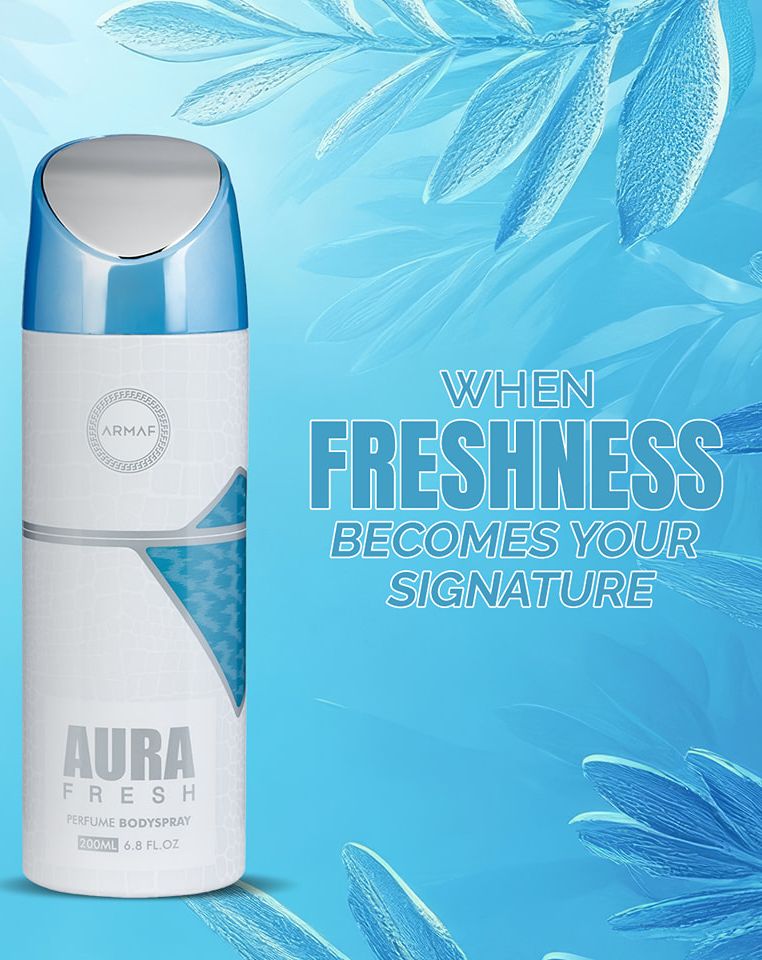 ARMAF Aura Fresh Perfume Body Spray for Women 200ml